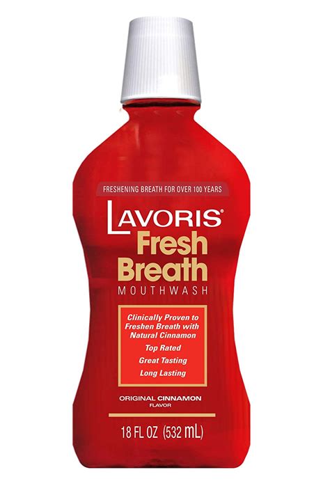 Lavoris Mouthwash Cinnamon 18 Fluid Ounce 12 Pack Beauty