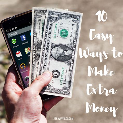 Ask Away Blog 10 Easy Ways To Make Extra Money