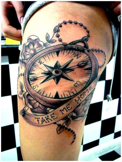 Get Awesome Compass Tattoo Designs 4 Odd Stuff Magazine