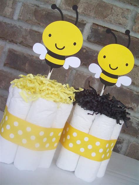 Party inspo mommy to bee baby shower decorations supplies kit, bumble bee decorations, banner, bee cake topper, bee balloons for bumblebee themed party 4.7 out of 5 stars 226 $15.99 $ 15. 31 Bee Themed Baby Shower Decorations | Table Decorating Ideas