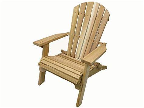 Kilmer Creek Folding Natural Cedar Adirondack Chair Amish Crafted