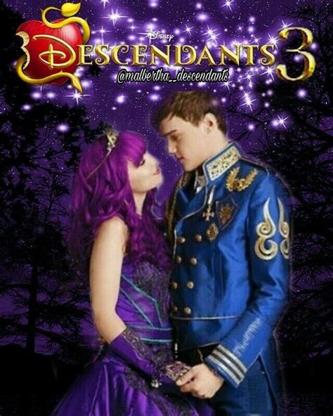 A This Photo Of Princess 👸🏼 Mal And Prince Ben🤴🏼is Magical 🧙‍♀️ 💫💜💙🌹🤩 Descendants Mal And Ben
