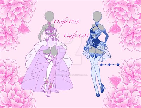 Closed Outfit Adopts 003 004 By Silverangel907 On Deviantart