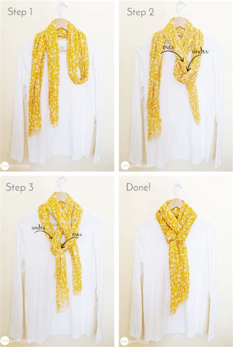 simple pretty way to tie a scarf look fashion diy fashion ideias fashion fashion beauty
