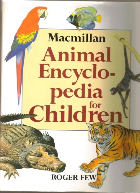 Animal Encyclopedia For Children By Roger Few Macmillan Publisher Etsy
