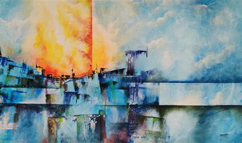 Anuj Malhotra Is Known For His Abstract Paintings