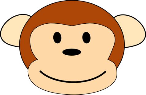 Cartoon Monkey Head