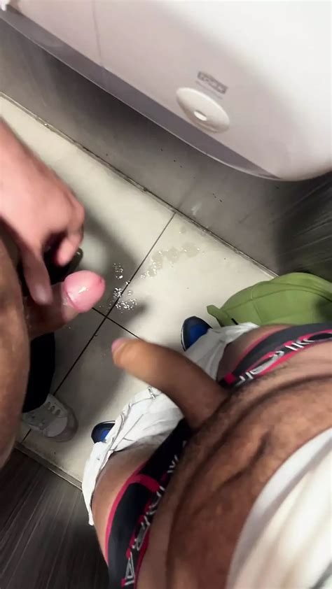 Public Toilet Jerk And Wank With A Hot Bear Guy Huge Dick Xhamster