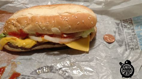 Fatguyfoodblog The Burger King Extra Long Buttery Cheeseburger