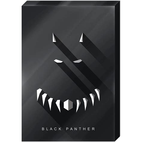 Black Panther Canvas Wall Art 20 X 14 In Wall Canvas Canvas Wall