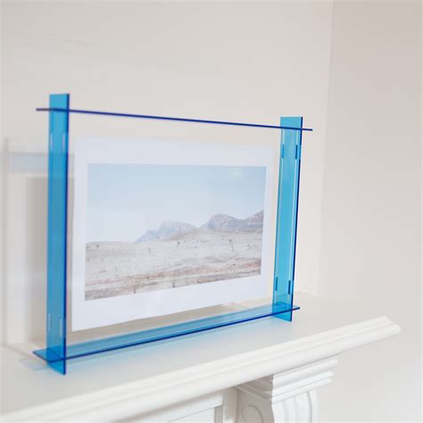 A4 Acrylic Box Frame Bright Blue Acrylic Box Box Frames Acrylic