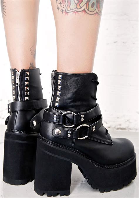 Demonia has 20+ years of defining alternative footwear™ with fresh and unique styles. Demonia Reign Of Terror Platform Boots | Dolls Kill