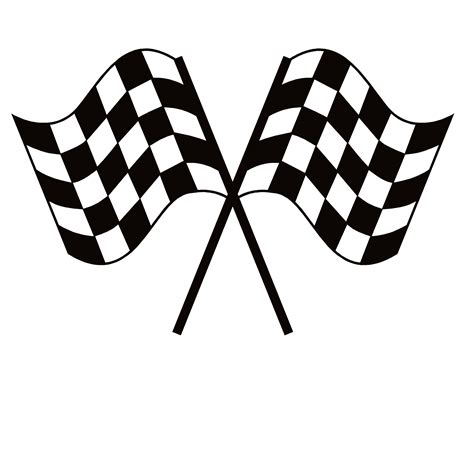 Racing Checker Flags Decal Racing Checker Flags Sticker