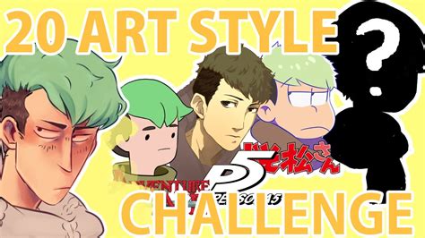 20 Art Style Challenge Youtube