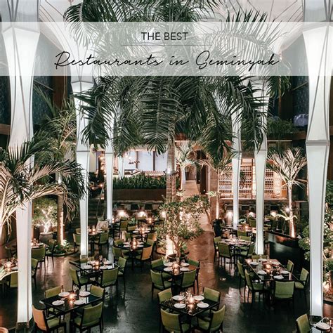 THE BEST RESTAURANTS IN SEMINYAK - by The Asia Collective