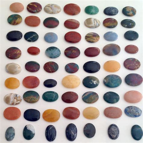 Opaque Semi Precious Stones Set Of 10 Mybageecha