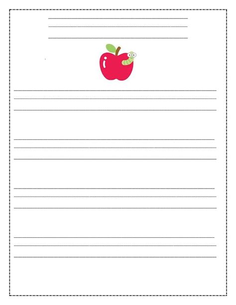 Printable Writing Paper For Third Graders Adventures Of The Polka