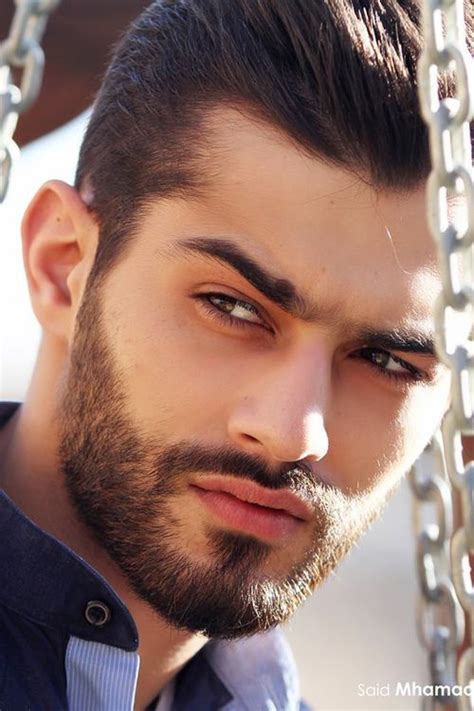 Arabic Beard Style Arab Handsome Face Male Man Guys Hair Eyebrows