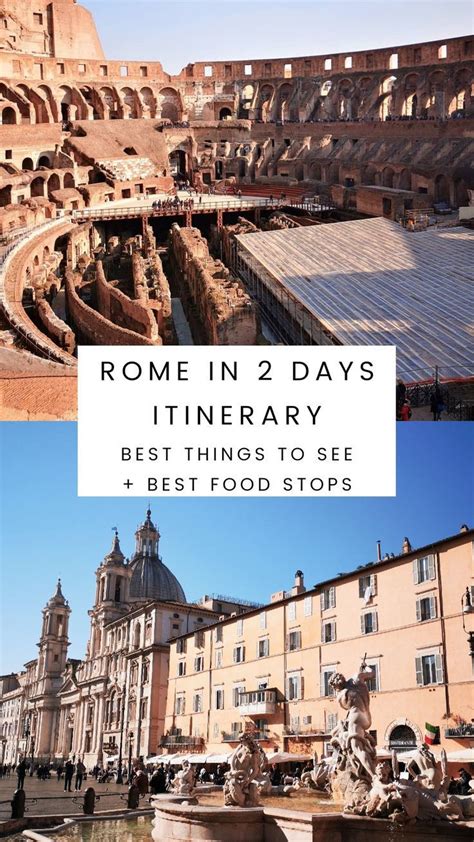 A Detailed Rome Itinerary To See The Best Of Rome In 2 Days