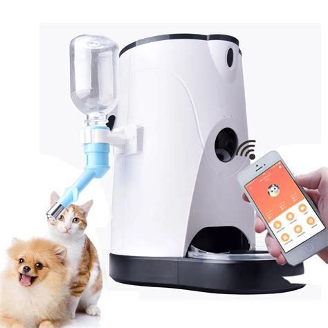 Pet Automatic Feeder Smart Food Water Dispenser With Hd Camera And