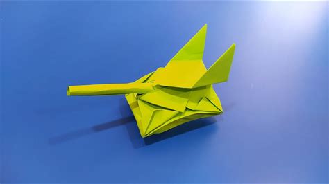 Origami Paper Tank ОРИГАМИ бумажный танк Youtube