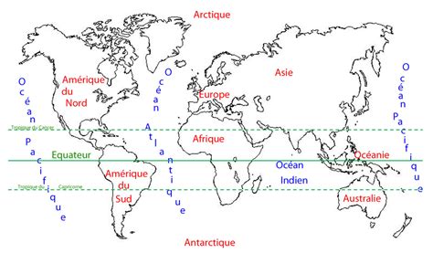 Carte Des Continents Et Oceans Vierge Tonaartsenfotografie Carte Images Images