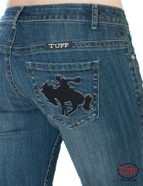 Womens Cowgirl Tuff Jeans Wild And Wooly Dark Chick Elms Grand