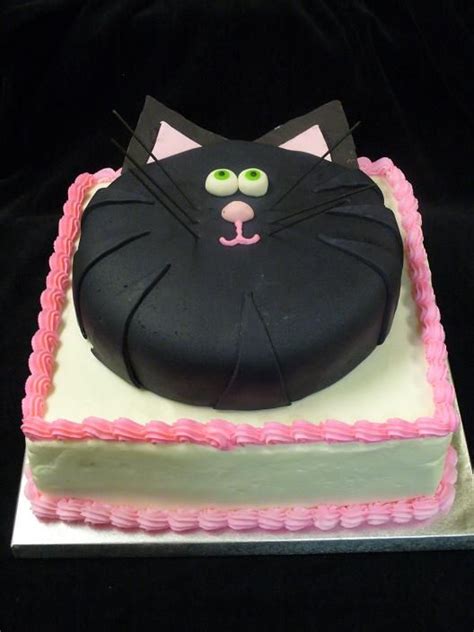 Gallery For Black Cat Birthday Cake