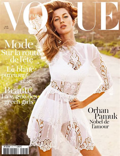 Gisele Bündchen On Vogue Paris April 2011 Cover Emmanuelle Alts
