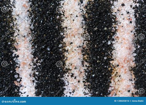 Layered Colorful Sand Pattern Marble Style Background Black And White