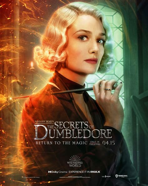 Fantastic Beasts The Secrets Of Dumbledore Poster Queenie Goldstein