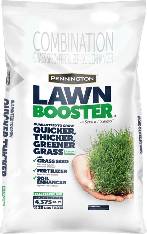 Pennington Lawn Booster Tall Fescue Grass Seed And Fertilizer Mix 35