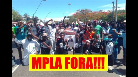 Manifestação Em Luanda Revús Abrem O Ano De 2021 Com Protestos Mpla Fora Youtube