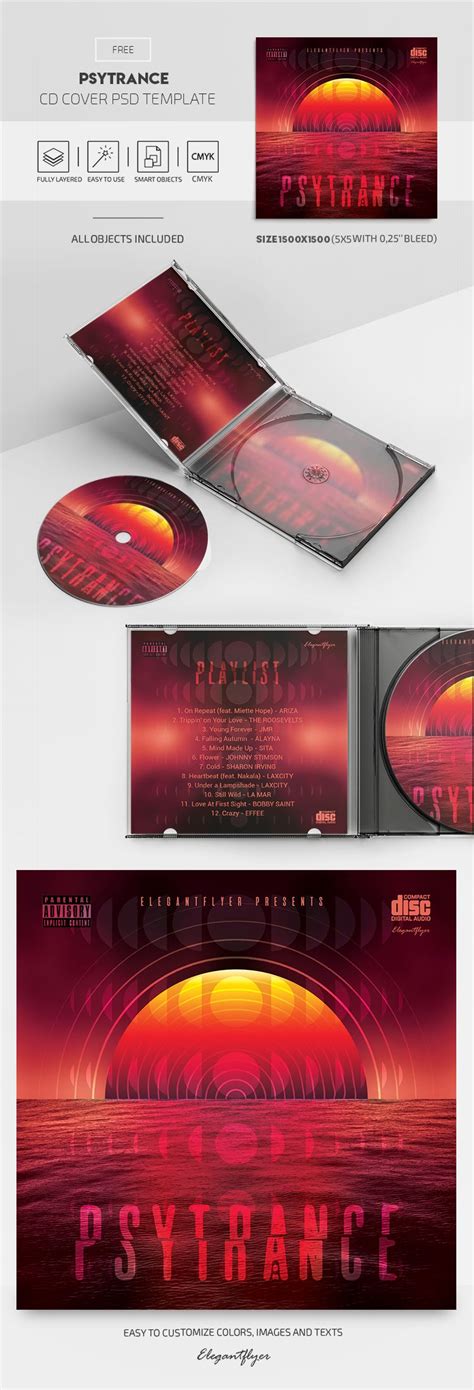Pin On Free Cd And Dvd Cover Templates In Psd