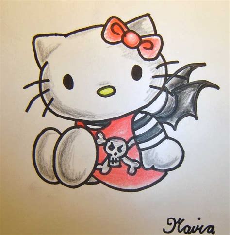 Goth Hello Kitty By Vampuricreason On Deviantart