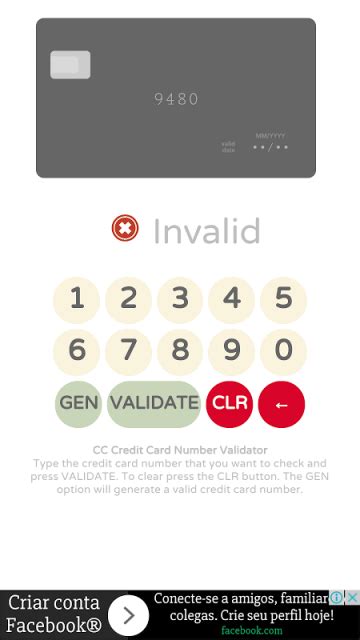 We did not find results for: Credit Card Validator with CVV And Credit Card Number Generator | Download APK for Android - Aptoide