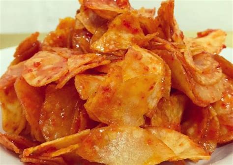 Cara Buat Keripik Singkong Balado Renyah Kumpulan Tips