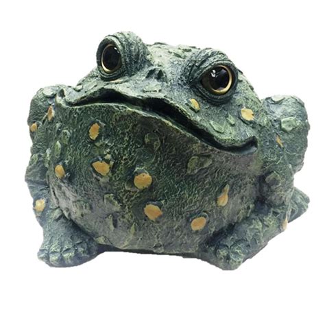 Two unique shaped frogs sitting on a piece of wood made of high quality resin.lovely appearance and creative design makes this yard art decor an ideal mother's day, housewarming or birthday gift, and will stand out among your home, garden,backyard, pond, lawn or yard decor. Toad Hollow 12 in. Jumbo Toad Collectible Garden Frog ...