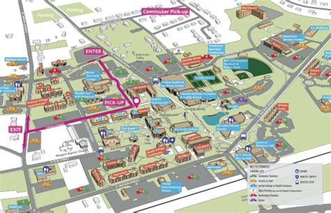 Wingate University Campus Map Map Of Rose Bowl