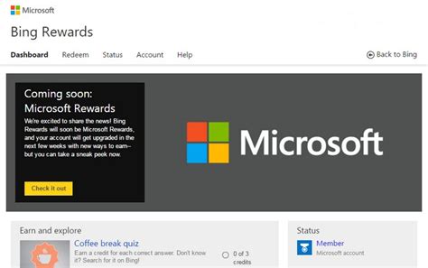 Microsoft Rewards Te Recompesará Por Buscar Con Bing Navegar Con Edge
