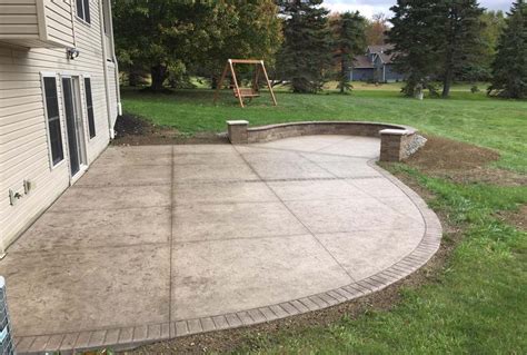 Concrete Patio Ideas For Backyard New Yard And Garden Decor Near Me 75