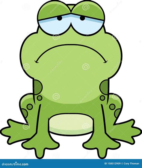 Sad Frog Clip Art