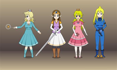 Nintendo Girls By Sekikumo On Deviantart