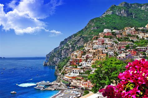 Beautiful Scenery Of Amalfi Coast Of Italy Positano Oceanscapeyachts