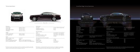 2016 Rolls Royce Silver Wraith Brochure