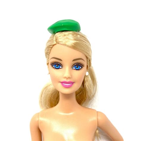 Ooak Nude Barbie Doll Girls Scout Blue Eyes Pink Lips V Walmart Com
