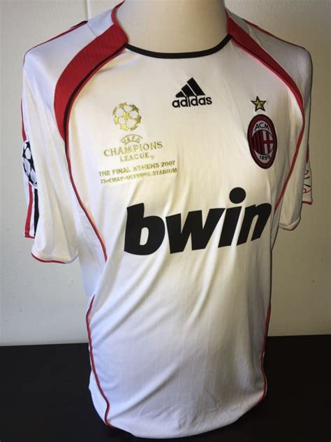Ac milan in the europa league last 16. Andrea Pirlo/ AC Milan - Uefa Champions League final shirt ...