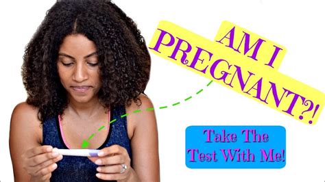 Am I Pregnant Take The Test With Me Youtube