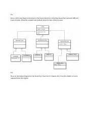 Assignment A Docx Draw A Uml Class Diagram Showing An