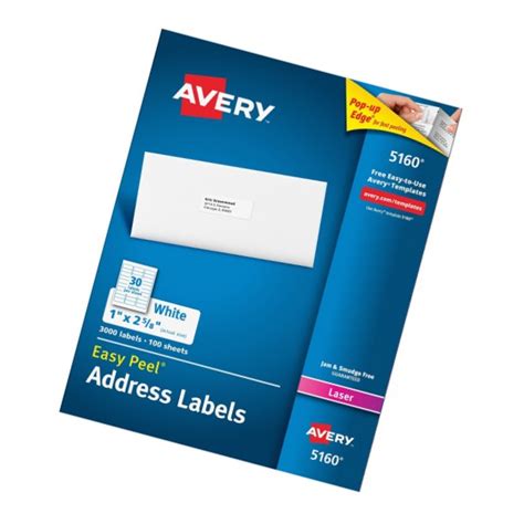 Mail merge and barcode generator. Avery Easy Peel Labels Template 5160 | williamson-ga.us